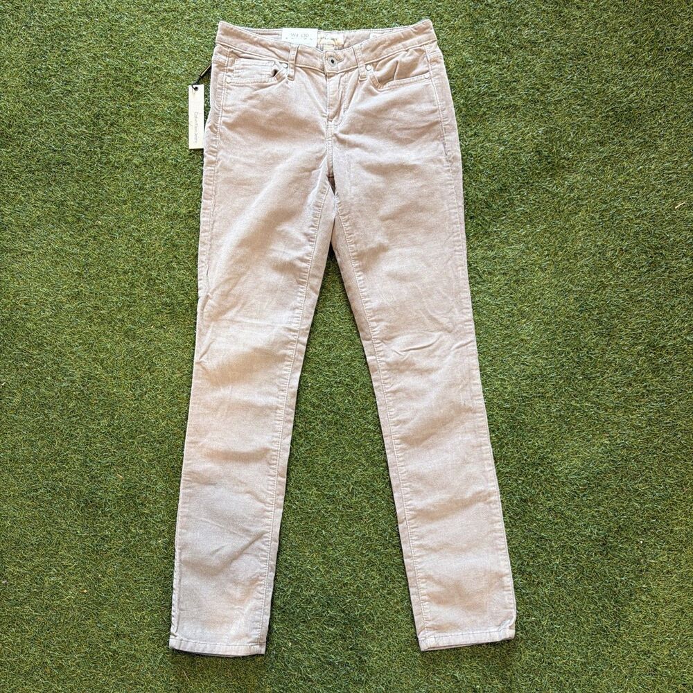 Calvin Klein Jeans Women’s Ultimate Skinny Corduroy Pants Tan W4 x L30